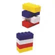 Construction Building Block Shape Stress Ball | https://www.bestnamebadges.com