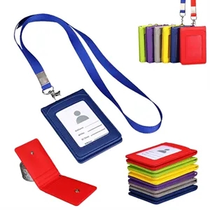 ID Badge Holder with Lanyard