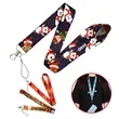 RPET Sublimation Lanyard with Phone Strap | https://www.bestnamebadges.com