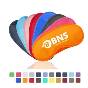 Polyester Imitation Silk Sleep Visor Eye Mask Adjustable