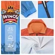 Custom Sublimated Performance Warm-Up Jacket With Hood | https://www.bestnamebadges.com