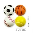 Mini Sports Fun Foam Relaxable Stress Relief Squeeze Balls | https://www.bestnamebadges.com