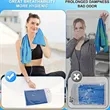 Quick-Drying Soft Breathable Microfiber Cooling Towel | https://www.bestnamebadges.com