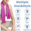 Quick-Drying Soft Breathable Microfiber Cooling Towel | https://www.bestnamebadges.com