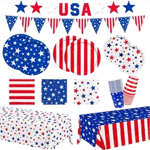 4th of July World Cup 2026 Party Supplies Set In Stock