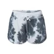 J America Ladies' Triblend Fleece Short | https://www.bestnamebadges.com