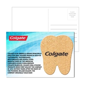 Post-Card-with-Tooth-Cork-Coaster