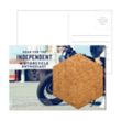 Post Card with Hexagon Cork Coaster | https://www.bestnamebadges.com