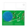 Post Card with Full Color Rubber Coaster | https://www.bestnamebadges.com