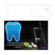 Post Card with Full Color Tooth Coaster | https://www.bestnamebadges.com