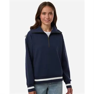 Holloway Women's Heritage Prep Quarter-Zip Pullover - 223782 | https://www.bestnamebadges.com