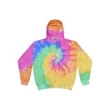 Colortone Unisex Tie-Dyed Full-Zip Hooded Sweatshirt - 8888 | https://www.bestnamebadges.com