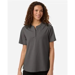 Devon & Jones Women's Seaton Pebble Textured Polo - DG102W | https://www.bestnamebadges.com