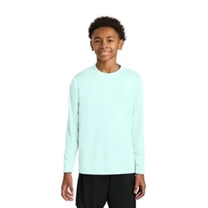A4 Youth Cooling Performance Long Sleeve Tee | https://www.bestnamebadges.com