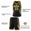 Custom Sublimated Basketball Uniform 180 GSM Mock Mesh | https://www.bestnamebadges.com