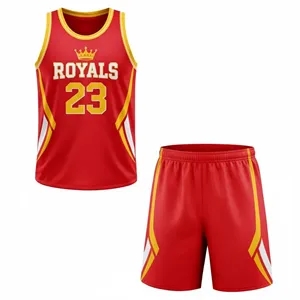 Custom Sublimated Basketball Uniform 180 GSM Mock Mesh