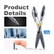 Smooth Writing Retractable Gel Pen with Rubber Grip | https://www.bestnamebadges.com