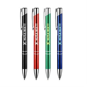 Promotional Sleek Metal Finish Aluminum Ballpoint Pens