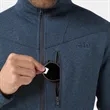 Stio® Recycled Men's Wilcox Fleece Jacket with Custom Logo | https://www.bestnamebadges.com