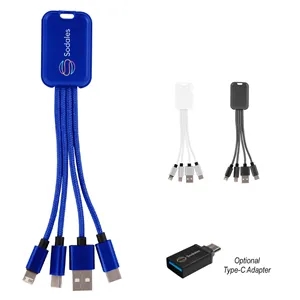 4-In-1 Aluminum Charging Buddy | https://www.bestnamebadges.com