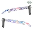 Full Color Colorblock Malibu Sunglasses | https://www.bestnamebadges.com