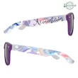 Full Color Colorblock Malibu Sunglasses | https://www.bestnamebadges.com