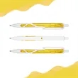 Retractable Ballpoint Pen With Translucent Barrel | https://www.bestnamebadges.com