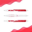 Retractable Ballpoint Pen With Translucent Barrel | https://www.bestnamebadges.com