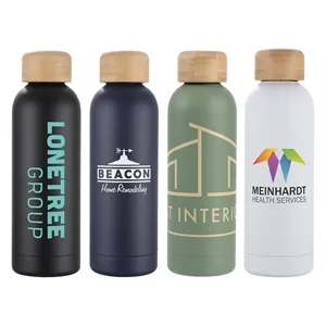 Lexi 17 oz Eco-Friendly Vacuum Stainless Steel Bottle w/ Bam