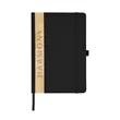Recycled PU And Bamboo Accent Journal | https://www.bestnamebadges.com