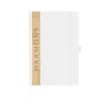 Recycled PU And Bamboo Accent Journal | https://www.bestnamebadges.com