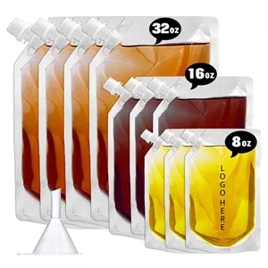 Concealable and Reusable Liquor Flask Kit for Travel