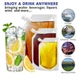 Concealable and Reusable Liquor Flask Kit for Travel | https://www.bestnamebadges.com