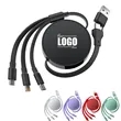 100W Retractable USB C&A Multi Charging Cable | https://www.bestnamebadges.com