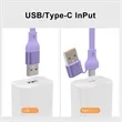 100W Retractable USB C&A Multi Charging Cable | https://www.bestnamebadges.com