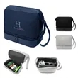 The Weekender Toiletry Bag with Drop-Bottom | https://www.bestnamebadges.com