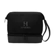 The Weekender Toiletry Bag with Drop-Bottom | https://www.bestnamebadges.com
