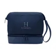 The Weekender Toiletry Bag with Drop-Bottom | https://www.bestnamebadges.com