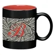 11 Oz. Full Color Aztec Mug | https://www.bestnamebadges.com