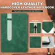 A5 PU Leather Notebook with Elastic Pen Holder | https://www.bestnamebadges.com