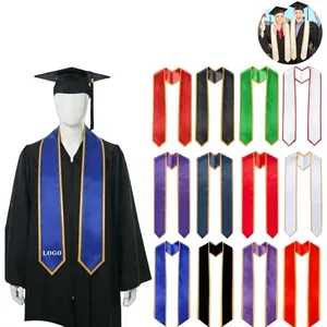 Graduation Satin Honor Stole for Bachelor and Doctoral Gowns
