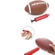 Youth Size 3 Inflatable American Football Toy for Kids | https://www.bestnamebadges.com
