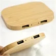 15W Bamboo Wireless Charger | https://www.bestnamebadges.com