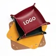 Foldable PU Leather Valet Tray | https://www.bestnamebadges.com