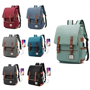 Laptop Backpack with USB Charging Port