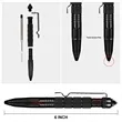 Metal Tactical Pen With Window Breaker Tip | https://www.bestnamebadges.com