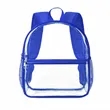 Stadium Approved Clear Backpack with Wide Shoulder Straps | https://www.bestnamebadges.com
