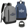 Two-Tone Heathered Urban Backpack | https://www.bestnamebadges.com