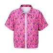 Custom 80s Retro Full-Zip Short Sleeve Jacket | https://www.bestnamebadges.com