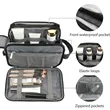 Waterproof Makeup Organizer Travel Toiletry Bag | https://www.bestnamebadges.com